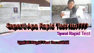 RAPID TEST REAKTIF❗ HARUS APA⁉️