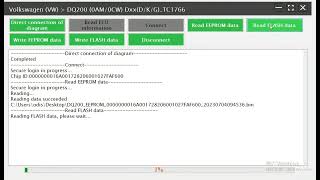 VW DQ200 Gearbox Clone by Launch X-431 ECU & TCU Programmer