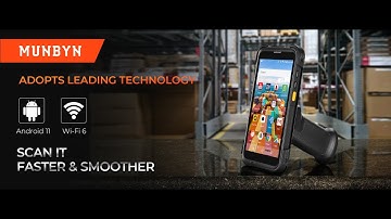 MUNBYN IPDA086 Last Android 11 Barcode scanner with Wi-Fi 6