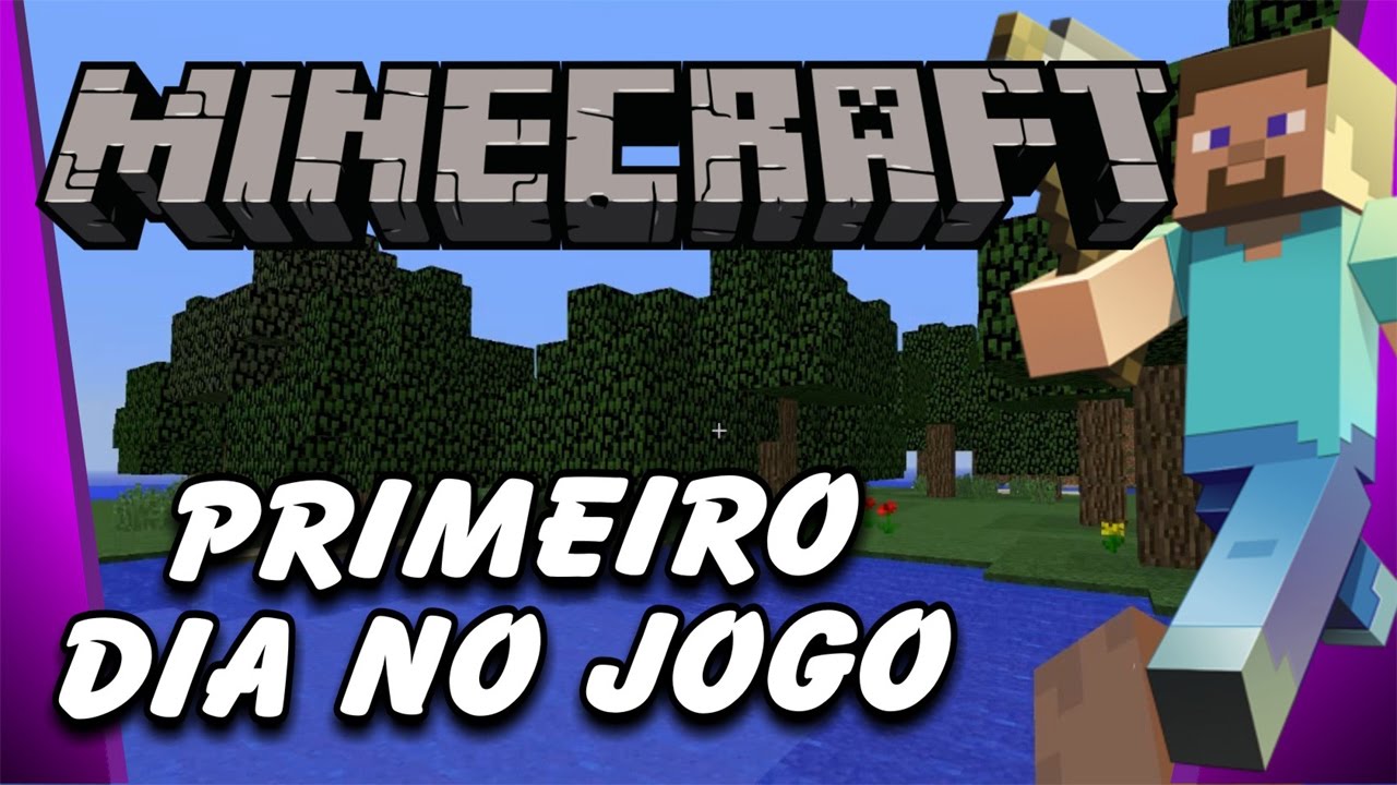 Minecraft ??!! - Primeiro dia no jogo!! 