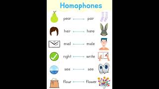 homophones shorts vocabulary uma english academy