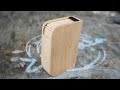 최첨단 원목 담배 케이스 만들기 / Making a wooden cigarette case