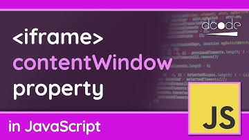 Accessing an iframe document (contentWindow) - JavaScript Tutorial