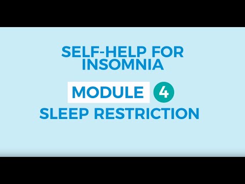 Self-help for insomnia 4: Stimulus control