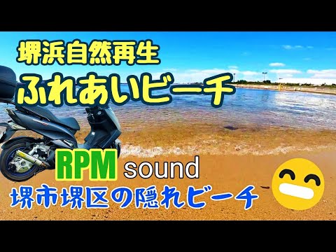 マジェスティS【堺浜】バイクで堺市堺区の砂浜ビーチへ「堺浜自然再生 マジェスティS【堺浜】バイクで堺市堺区の砂浜ビーチへ「堺浜自然再生
