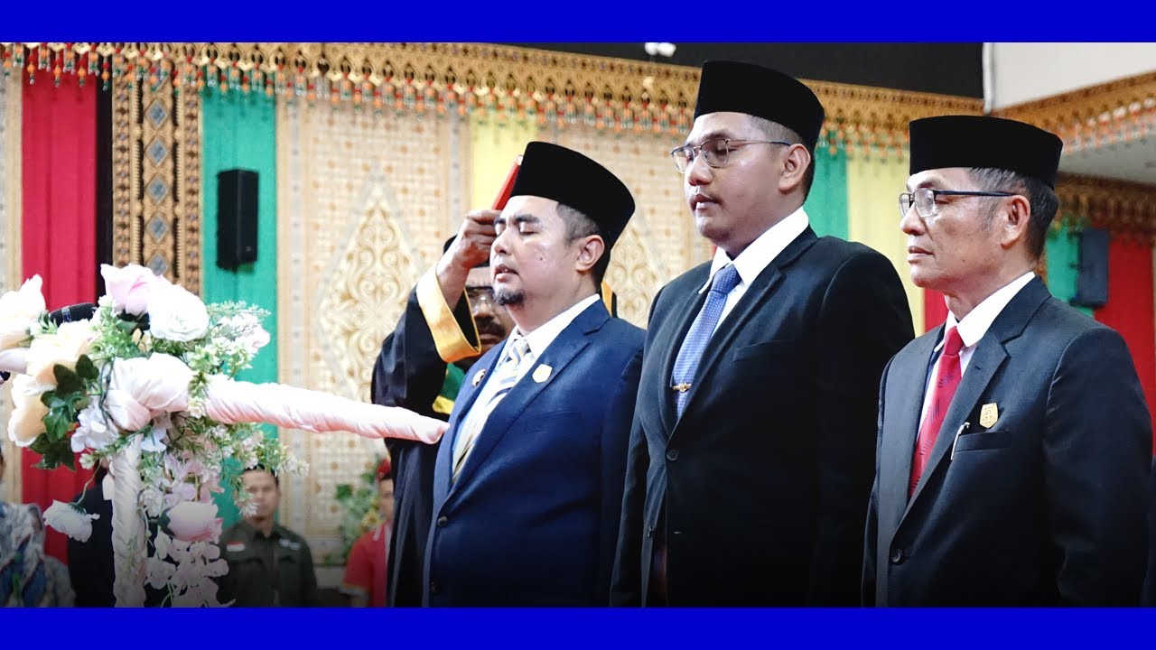 TIGA PIMPINAN DPRK ACEH TENGGARA DILANTIK