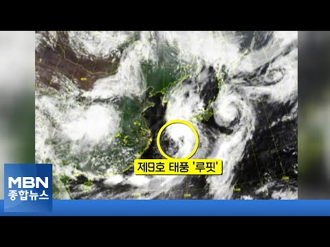 태풍 '루핏' 북상…내일까지 동해안 많은 비 [MBN 종합뉴스]