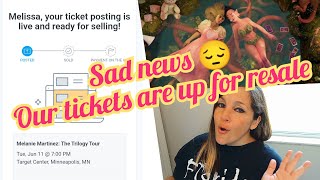 Our MELANIE MARTINEZ 🍄 Trilogy Tour Resale tickets are live on Ticketmaster 😲 | UPDATE: SOLD!