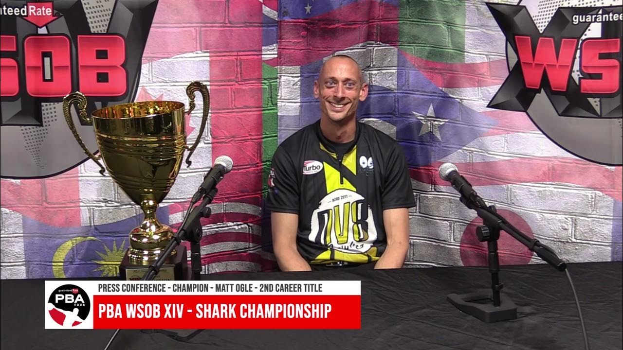 WSOB XIV PBA Shark Championship Press Conference Matt Ogle (April 19