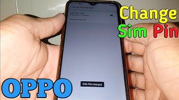 How to Change Sim Pin on OPPO A5s | SIM Card Lock