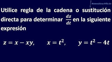 Regla de la cadena para funciones de varias variables 1