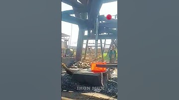 Creating Flanges Using Iron Billet #iron #flange