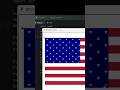 Python Draws American Flag 🇺🇸 | Short Tutorial #python #pystep #coding