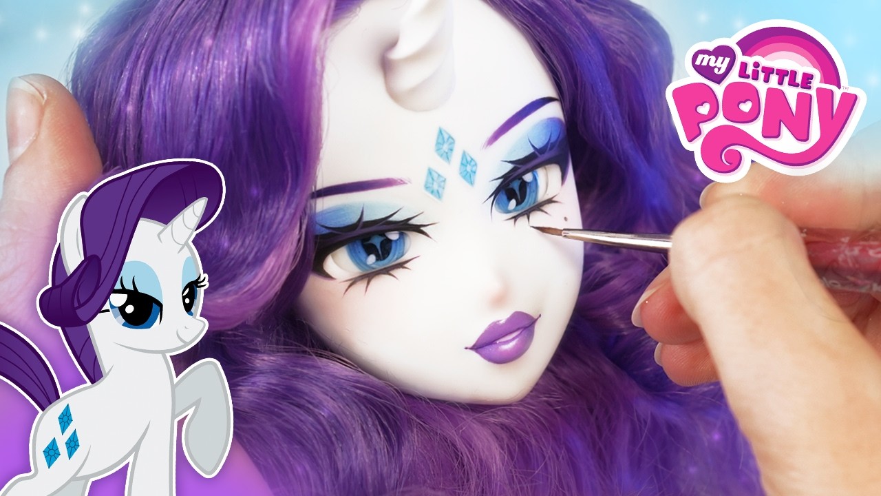 We redesigned RARITY 💎 from My Little Pony 🩵 custom Smart Doll