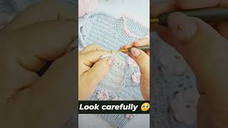 Knit Easy 😉||Knit Dress Beautiful ❤️ #trending #knittig #crochetprojects #diy