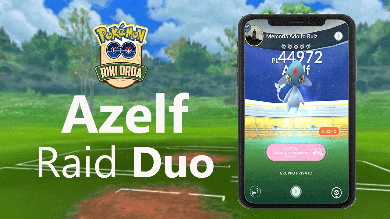 Pokèmon Go - Azelf Raid Duo+ 100%Azelf - YouTube