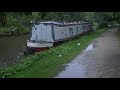 Rain Falling on Boat English Canal | Help with Insomnia, Meditation, PTSD