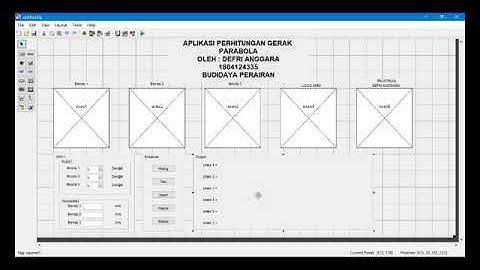 Tutorial Pembuatan Aplikasi Perhitungan Gerak Parabola Pada MATLAB | Defri Anggara_BDP_UNRI