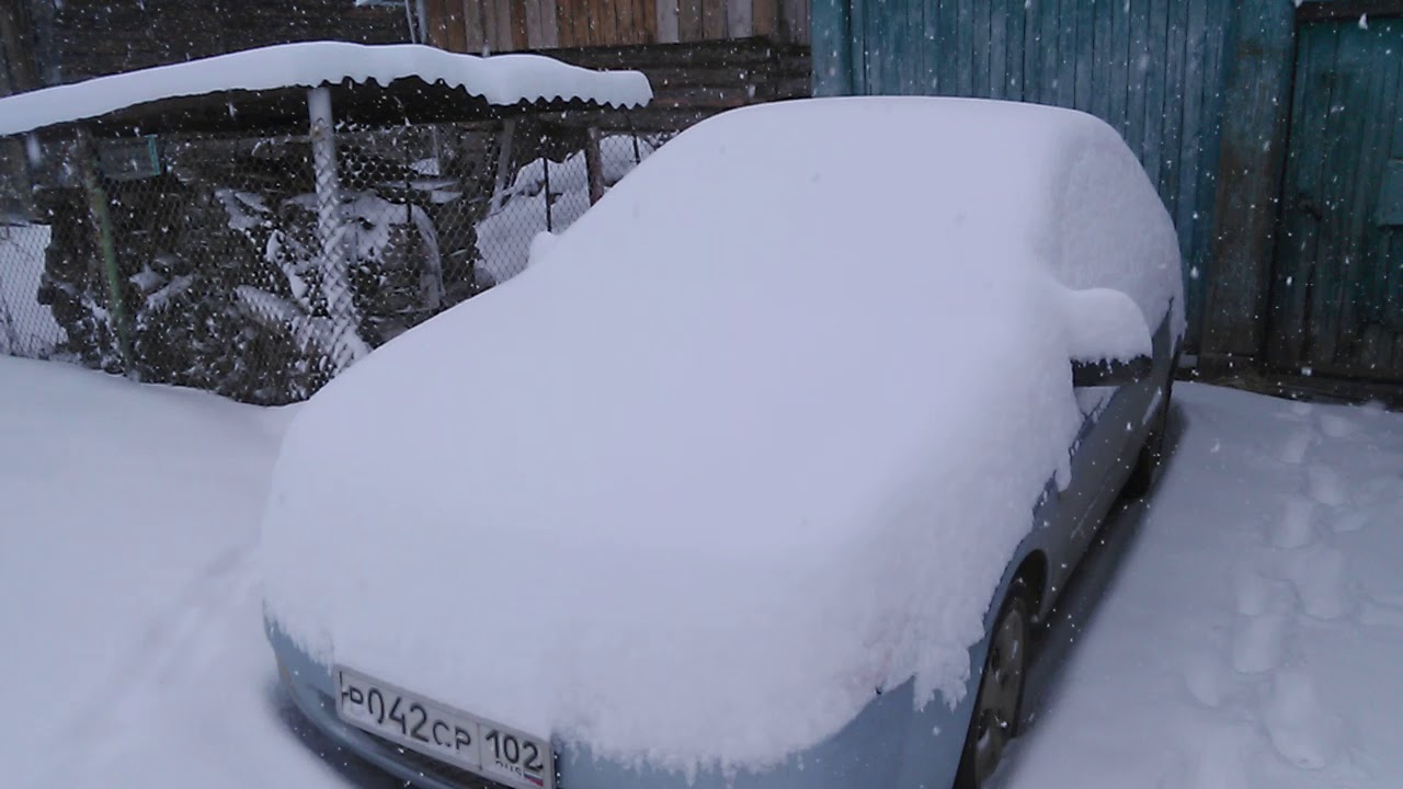 Снег в Твери.