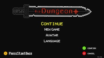 bit Dungeon Title Screen (PC, Wii U, Xbox One, PS4, Vita)