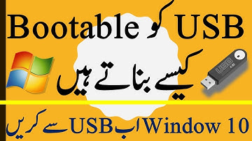 How To Make A Bootable USB Drive of Windows 10 in Easiest way! (Urdu / Hindi)