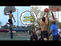 Trash Talker Said I Couldn't Dunk On Him!! Pro Dunker Plays Pickup Basketball