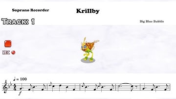 My Singing Monsters: Dawn of Fire | Continent | Krillby - Sheet Music (Transcription)