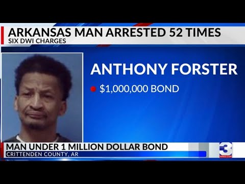 MILLION Dollar Bond For DWI / Man ARRESTED 52 Times NOT RIGHT!! - YouTube