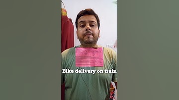 How to Parcel Your Bike by IRCTC Train in India 2025: Step-by-Step Guide Indian railway #shorts