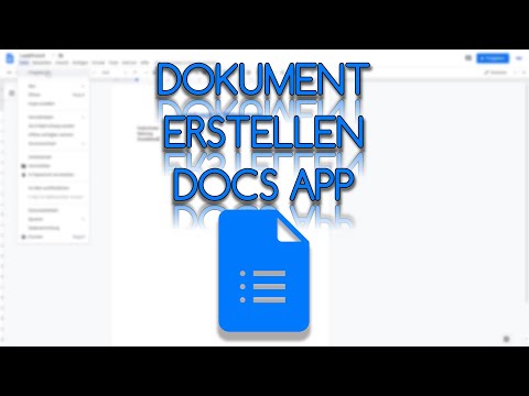 #GOOGLEDOCS #APP DOKUMENT ERSTELLEN