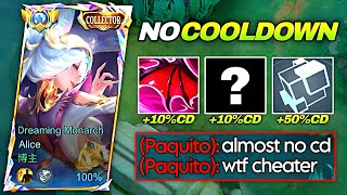 ALICE CAN SPAM HER SKILLS NONSTOP WITH THIS BUILD! 😱 TOO BROKEN | MLBB 2026 screenshot 3