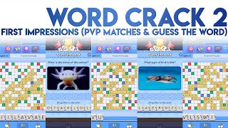Word Crack 2 First Impressions [PVP Matches and Guess the Word] screenshot 5