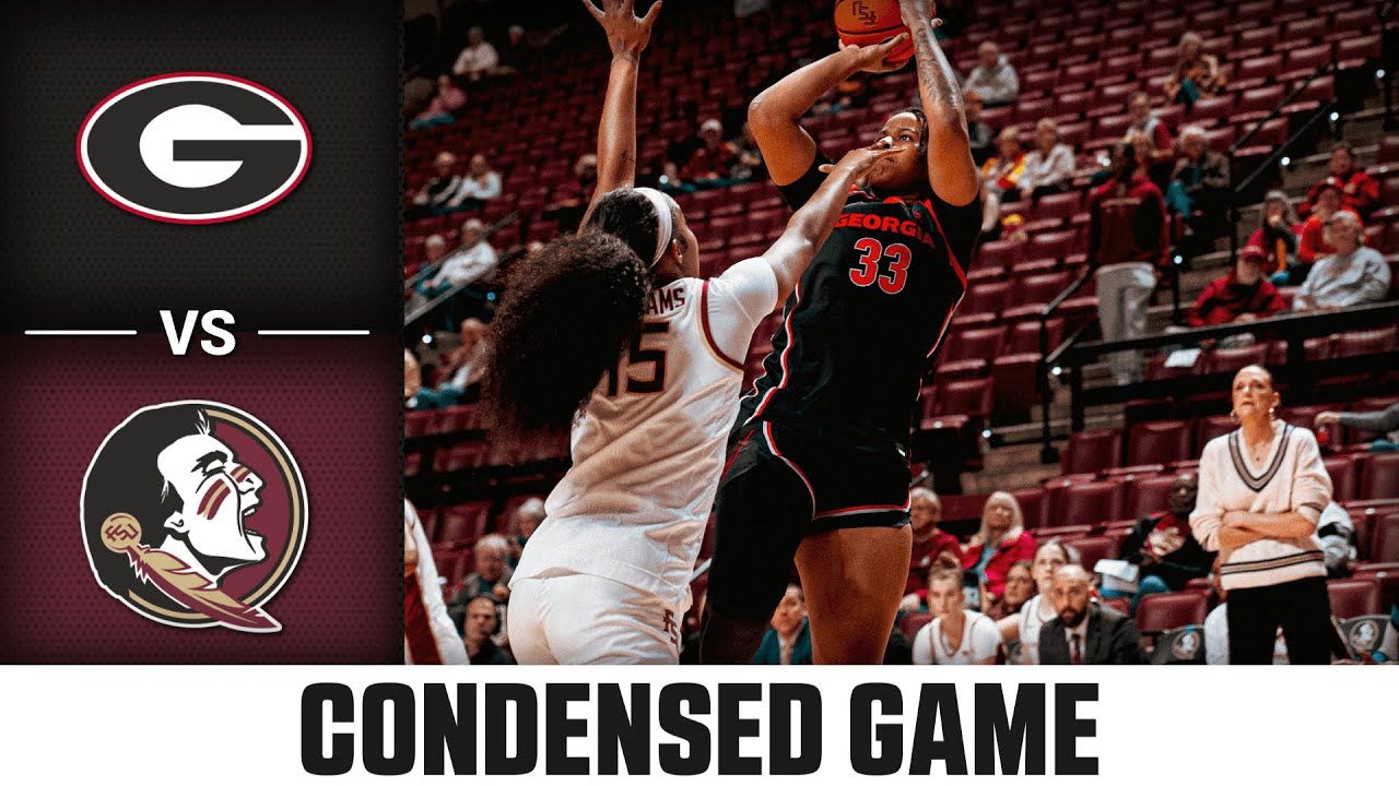 Georgia vs. Florida State Condensed Game | 2025-26 ACC Women's Basketball