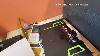 Lexmark CS820. How to replaced Drum unit, Developer unit, Transfer belt unit and Waste toner unit.