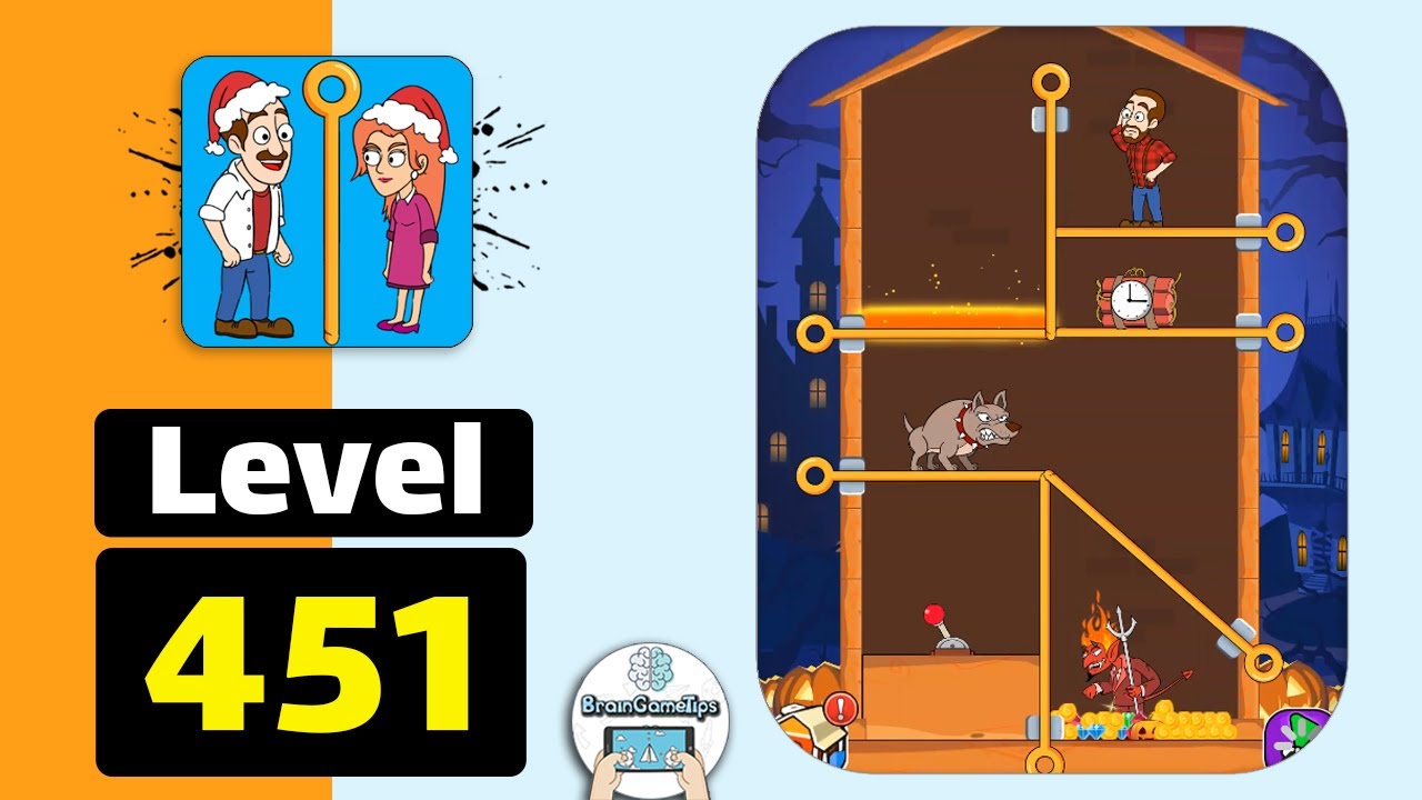Home Pin: Pull The Pin Puzzle - How To Loot? - Pull Pin Puzzle Level 451 Walkthrough