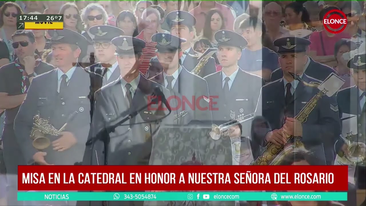 Misa en la Catedral de Paraná en honor a Nuestra Señora del Rosario ...