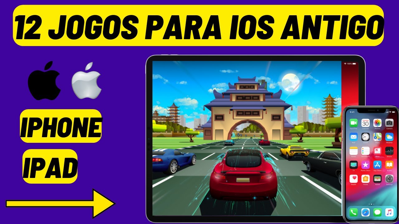 12 JOGOS PARA IPAD E IPHONE ANTIGOS (iOS 11 PRA BAIXO) 