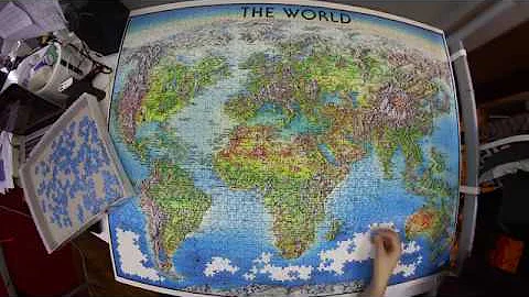 2000 Pieces Jigsaw Puzzle Timelapse  -  Ravensburger The World