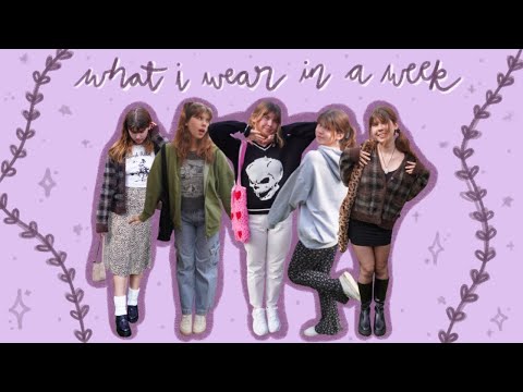 what i wear in a week, ootw | cute spring outfit ideas + mini vlogs