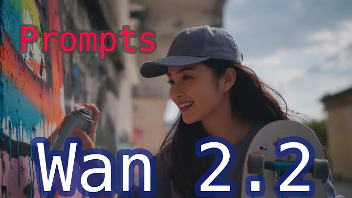 Wan2.2 Prompts | Street Art Spirit: Skater Girl's Color Burst | Wan 2.2 Vace Experimental Cocktail