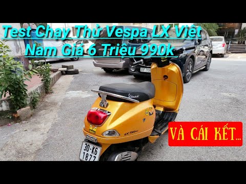Video Vespa LX 150 Việt Nam, Máy móc nguyên bản, Giá có 6... - youtube