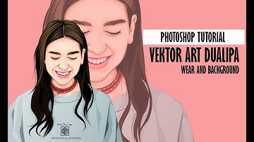 DUA LIPA Vector/vexel in Photoshop CS6 #Wear and Background