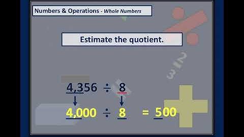 Mr. Lee - Math Video Tutorial - Estimating Quotients with Compatible Numbers