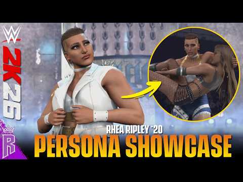 WWE 2K26: Rhea Ripley '20 Persona Entrance, Finishers & More #WWE2K26 #RheaRipley