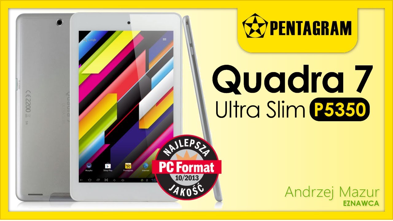 Tablet Pentagram Quadra 7 Ultra Slim P5350 - #1 Test i rozpakowanie (unboxing) T-mobile