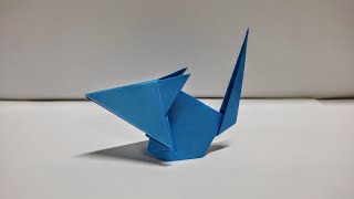 How To Fold Origami Mouse Easy | Origami Mouse Paper | Origami Tutorial by Origami Tutorial 72 views 1 day ago 6 minutes, 24 seconds