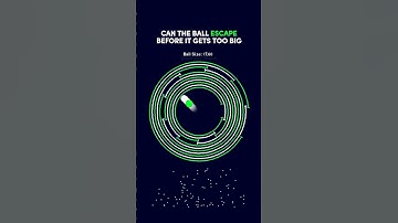 Ball tries to escape #asmr #satisfying #simulation