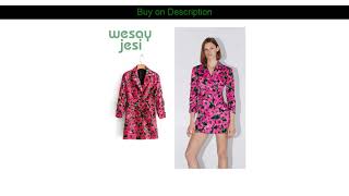 random3 Vintage Women Blazer floral print Pockets Jackets Female Retro Suits casual chic Workwear