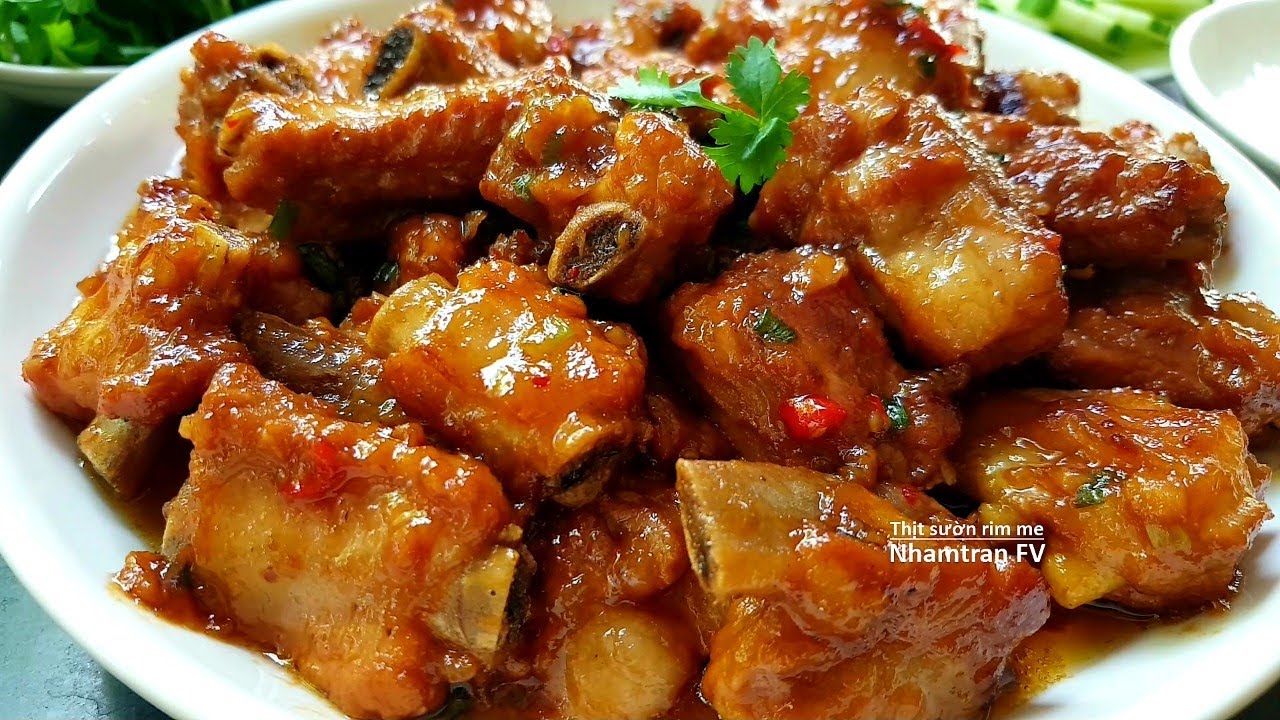 SƯỜN RIM ME cách làm đơn giản hơn mà ngon như sườn xào chua ngọt vô cùng hấp dẫn |Nhamtran FV