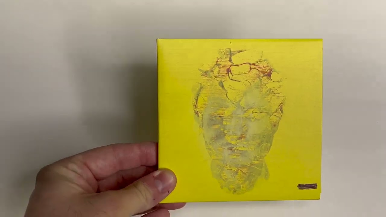 Ed Sheeran Subtract signed CD unboxing.